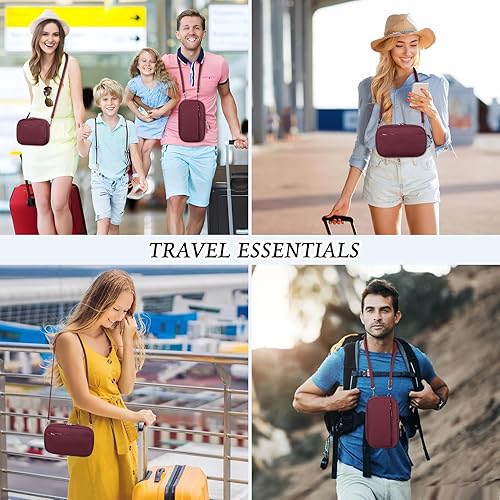 Miniatura 7 de FYY Bolsa organizadora de cables de viaje, organizador electrónico, portátil, impermeable, todo en uno, bolsa de almacenamiento de accesorios