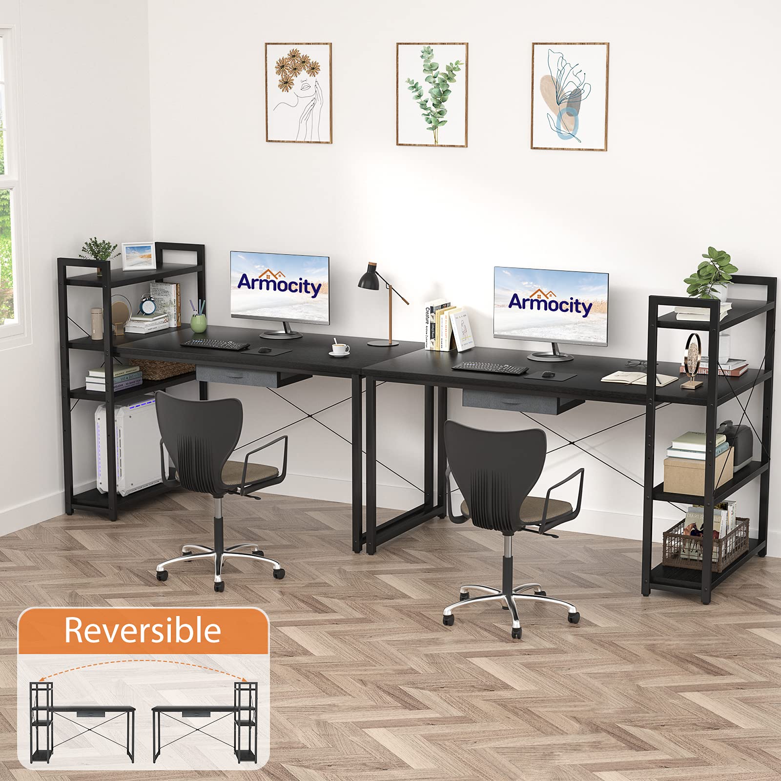 Armocity Computer Desk with S...B099595PKV