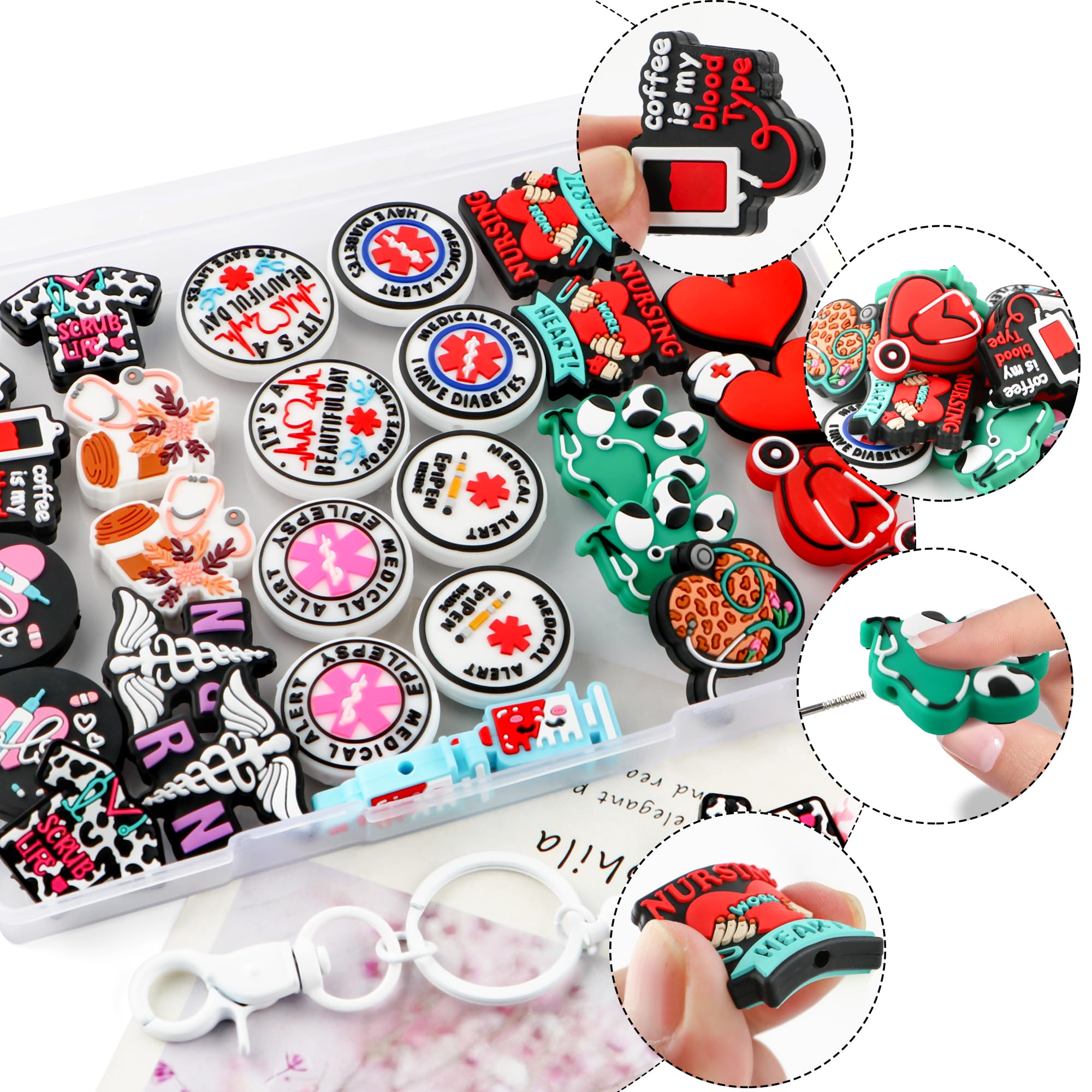 Lot De 150 Perles Rondes En Silicone De 12 Mm Pour La