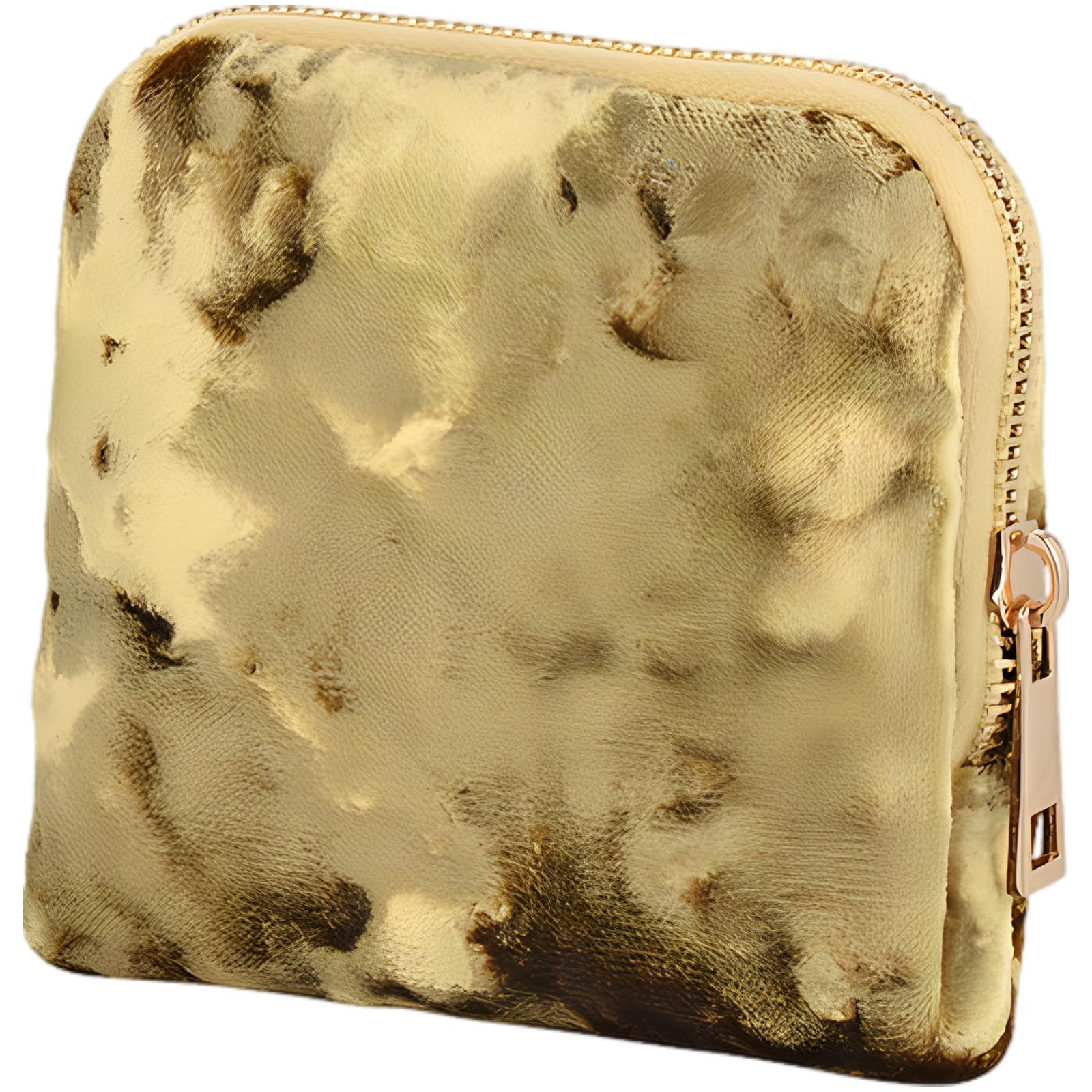 Bolsa de joyería de terciopelo amarillo canario de 4.5x4.7'' para anillos y colgantes