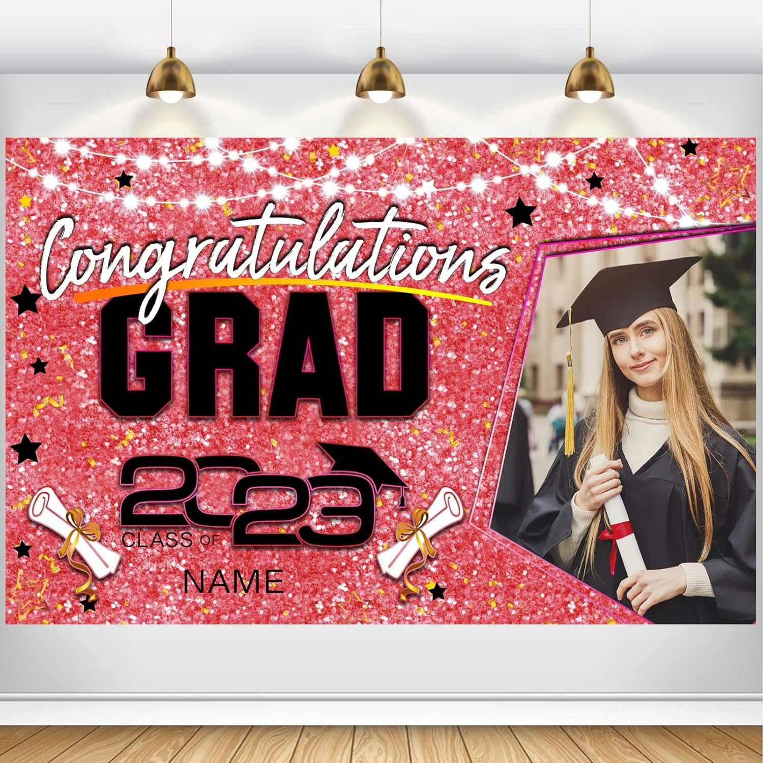 Custom Graduation Party Decorations 2023 Large Congrats