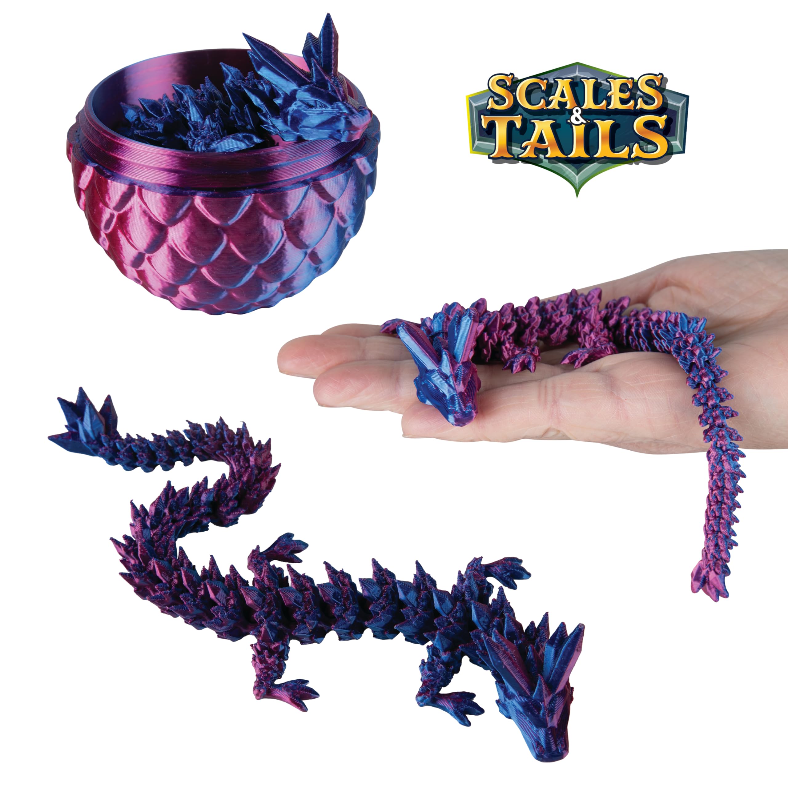 Amazon.co.jp: ORB Curiosities 鱗としっぽ 3Dプリントドラゴンエッグ