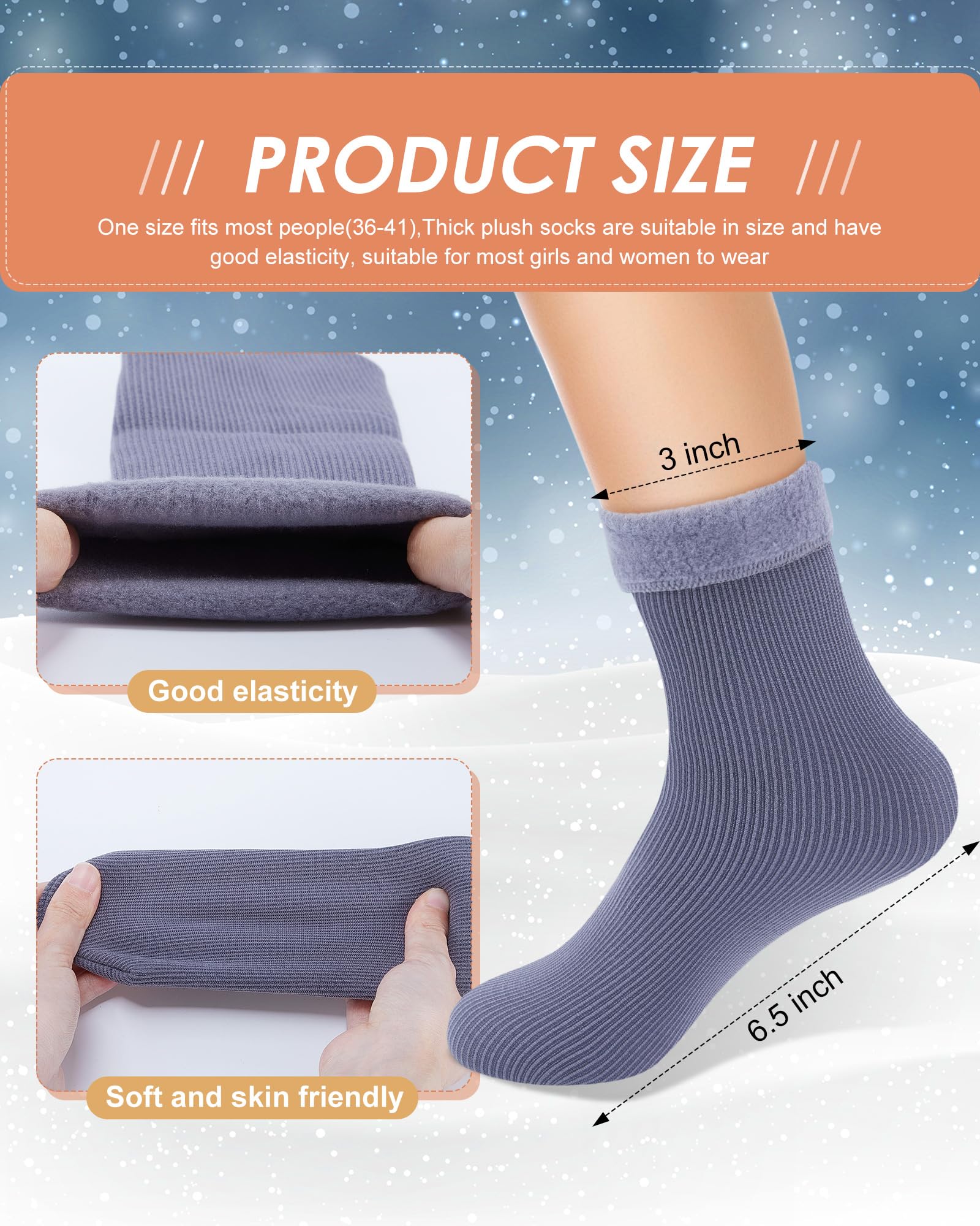 Xuhal 60 pares de calcetines térmicos cálidos de invierno a granel, calcetines gruesos con calefacción para mujeres y hombres, clima frío, senderismo