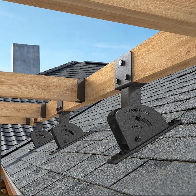 Kit de 4 Soportes Ajustables Para Vigas 2x4/2x6 miniatura 7