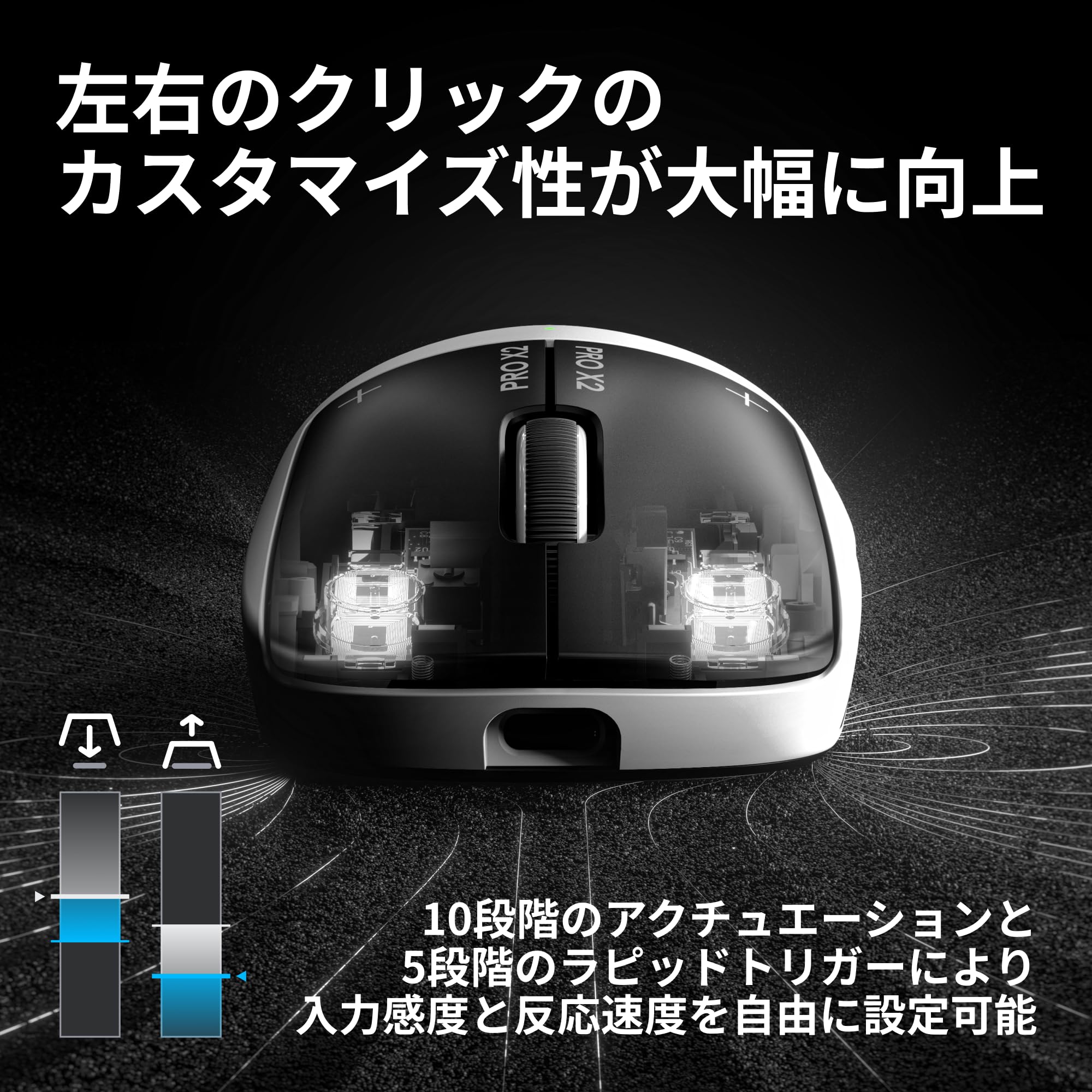 Amazon.co.jp: Logicool G ラピッドトリガー PRO X2 SUPERSTRIKE
