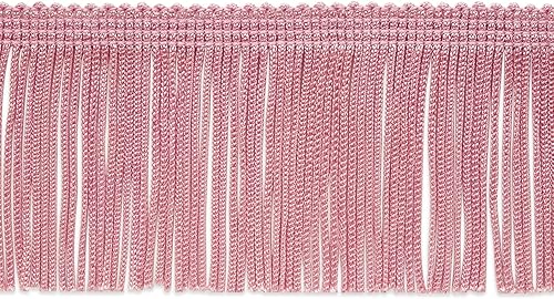 Expo International 5 yardas de 2" borde de flecos de cadeneta, rosa