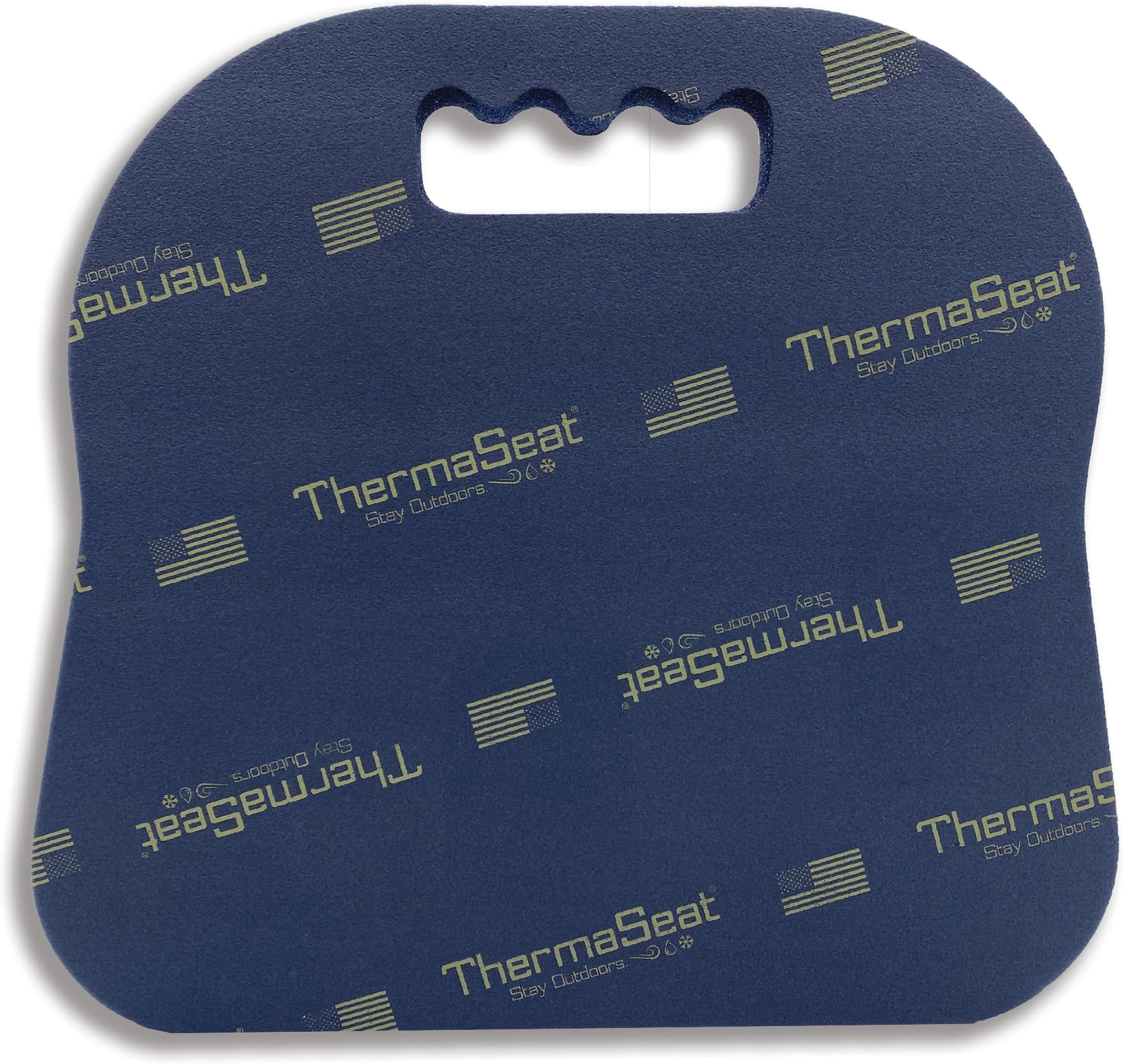 Northeast Products Therm-A-SEAT Sport Cushion Stadium Seat Pad, Navy Blue 13"x14"x.75"