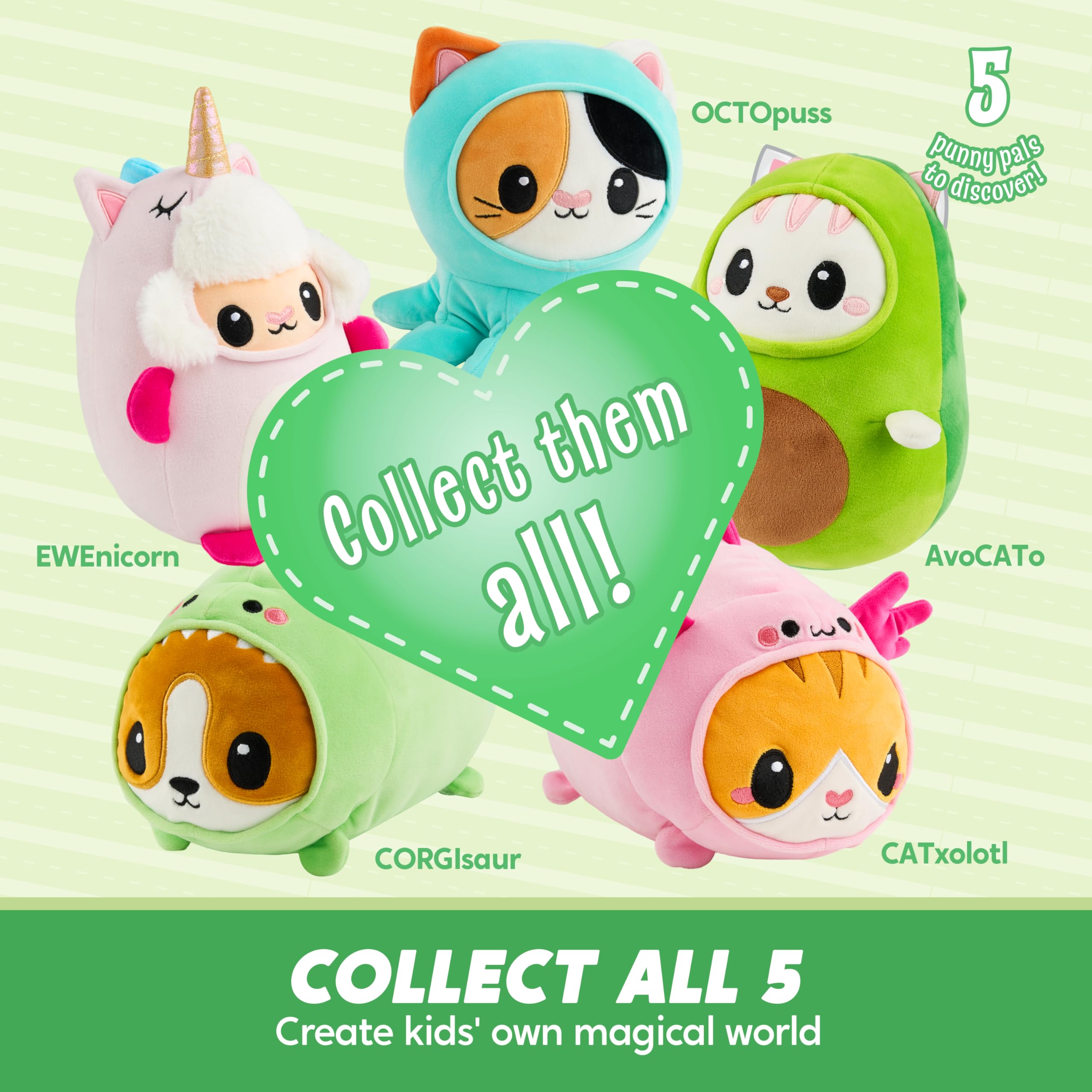 JOYIN Corgisaur zwierzę, pluszowa poduszka, zabawka, 20 cm, Corgizaur, pluszowa poduszka, miękkie owoce, wypchana poduszka dla dzieci, na Boże Narodzenie, urodziny, walentynki