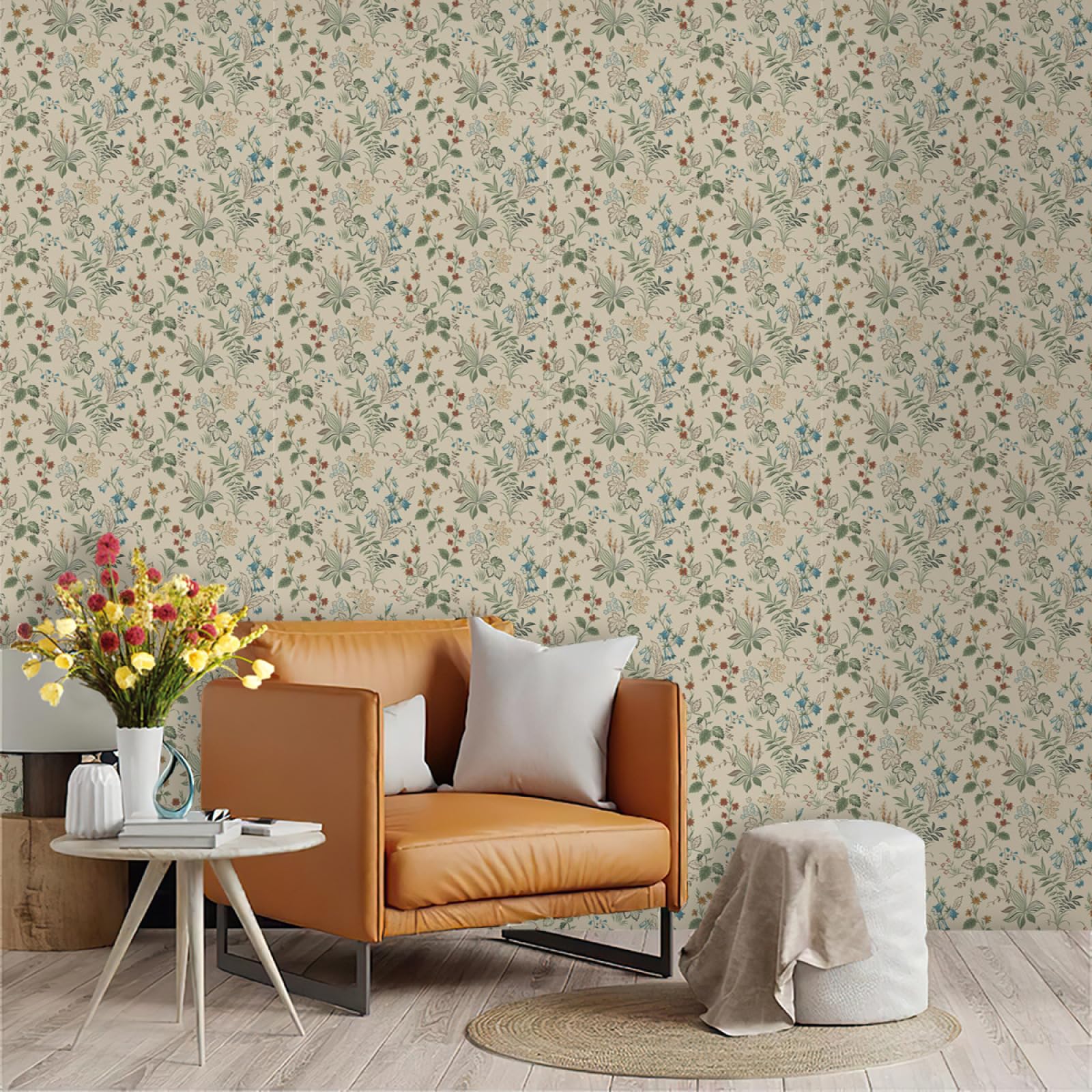 Zahhyg Gray/Green Wallpaper Peel And Stick Self Adhesive Wallpaper For Living Room Waterproof Vinyl, Art Deco Thicken Sticky Back Plastic Removable