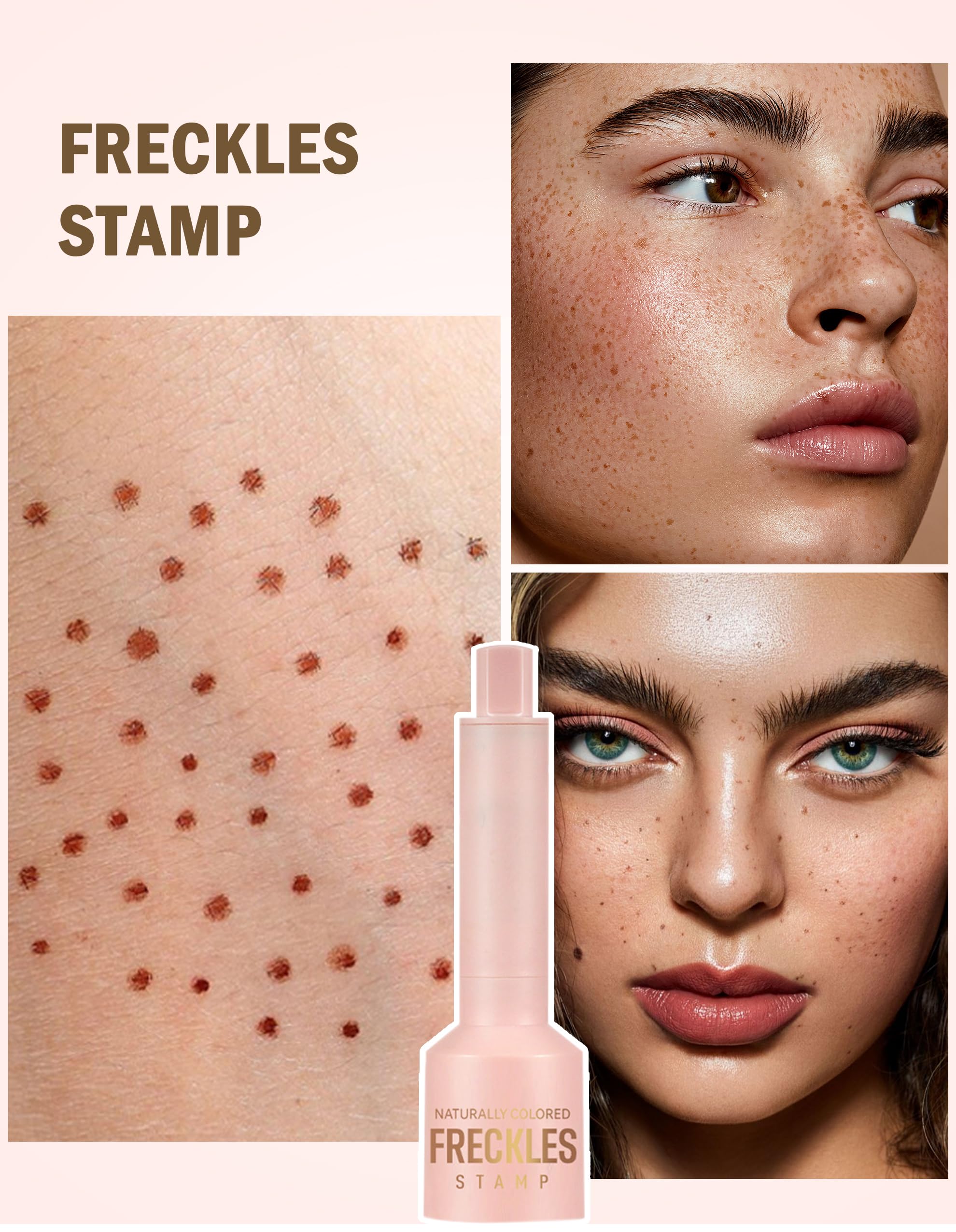 Erinde Natural Freckle Stamp, Waterproof Long Lasting Freckle Pen Makeup, Liquid Lifelike Freckles - Image 3