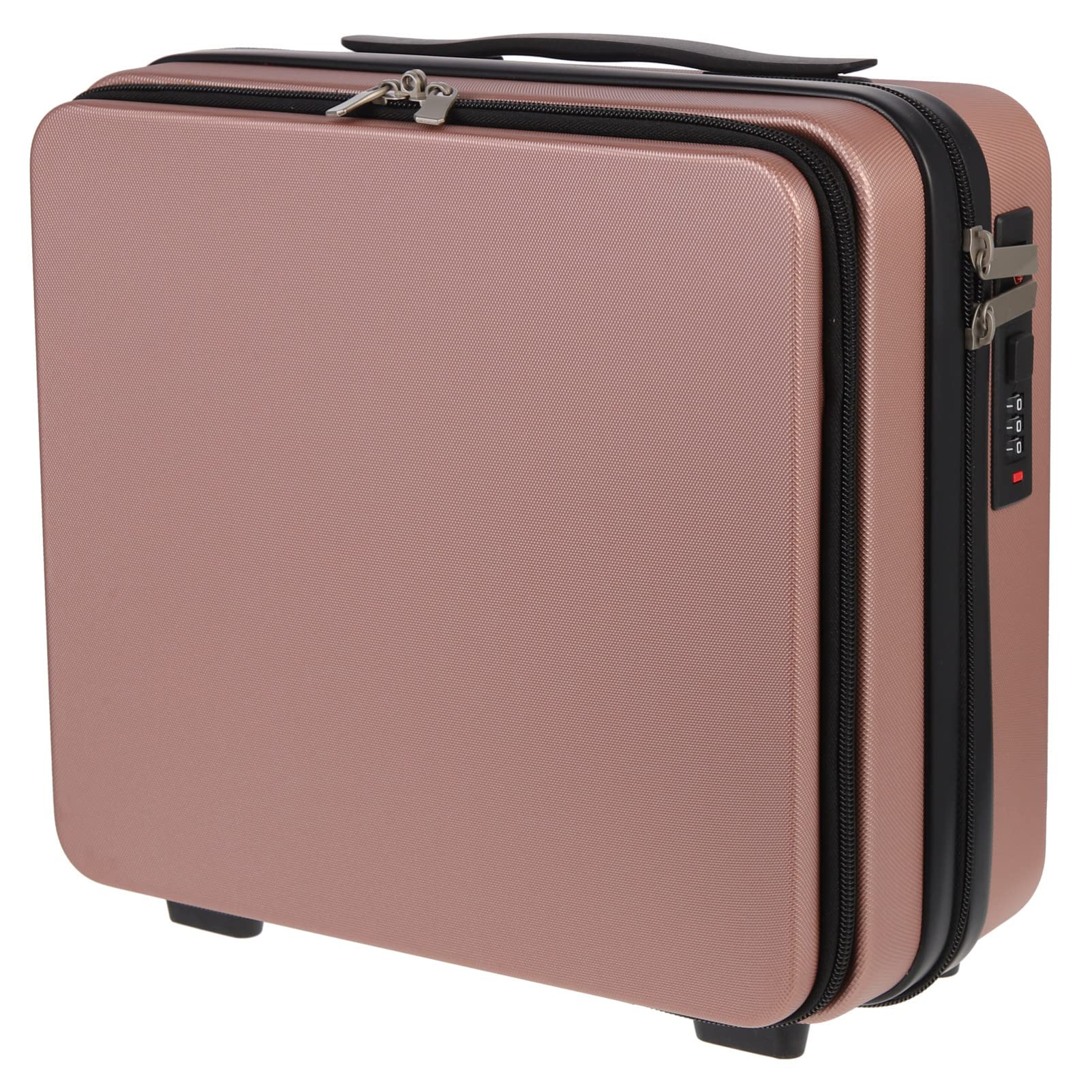 Ipetboom Valigia Portatile da Viaggio 16 Pollici in Gomma e Abs Scomparti per Cosmetici, Design Creativo e Compatto per Uso Personale e Trasporto Beauty