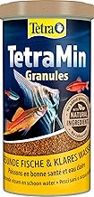 TetraMin Granules - Mangime per pesci a lento affondamento, ideale per pesci nello strato d'acqua centrale dell'acquario, lattina da 1 L