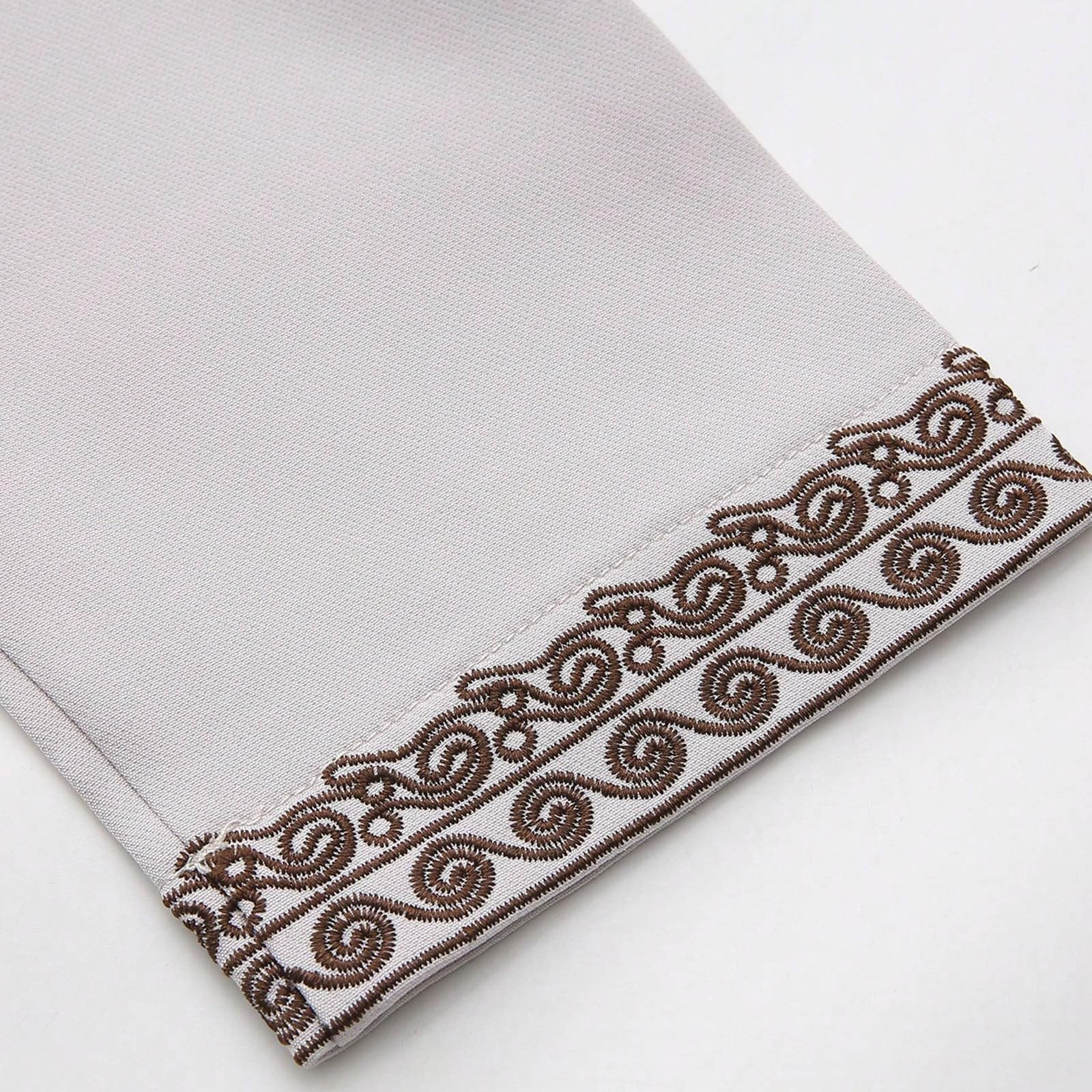 Elegante Sudadera Musulmana de Manga Larga Ajustada con Capucha y túnica Bordada con Cremallera para