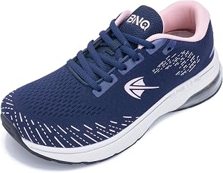 Wide Toe Box Shoes for Women Plantar Fasciitis Running Shoe Arch Support Walking Tennis Orthotic Breathable Athletic Sneakers RosyPink US8
