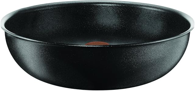 Tefal L6501942 Ingenio Non-stick Induction Expertise Wok, 28 cm, Black