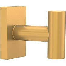 Franklin Brass Hartwell 1-Pack Towel Hooks Satin Gold Single Bathroom Hooks Wall Mounted for Robes & Towels Hand Towel Hook Holder Kitchen, Bathroom Accessories HRT35-SG