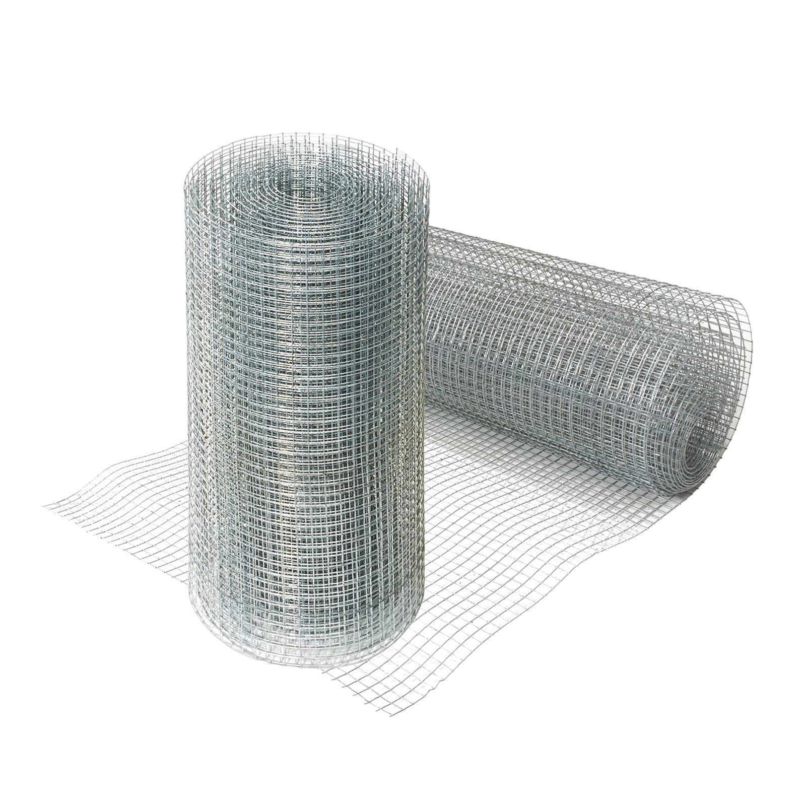 Grillage Rigide Galvanisé à Mailles Fines 6 Mm - Rouleau 10 Cm X 5 M - Pour Protéger Des Rongeurs, Clôturer Jardins Surélevés, Combler Interstices