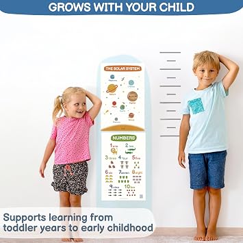 16 Educational Posters for Toddlers - 11x17 Matte Laminated Learning Posters - Award-Winning Alphabet, Numbers & Days of the Week Charts for Kids - with Early Years Activity Pack