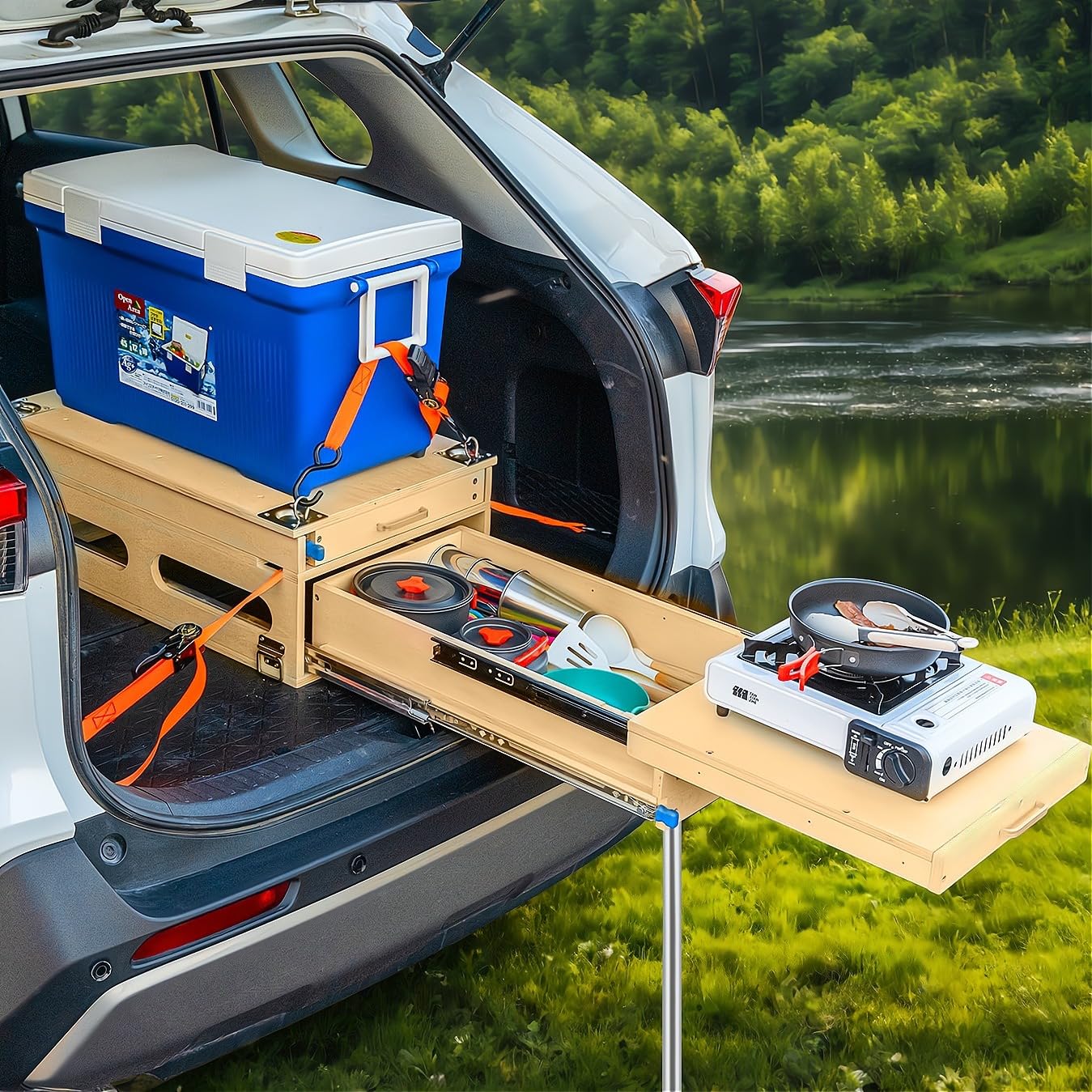 Amazon.com: SHIWAGIN Fridge Slider Overland Kitchen for Camping