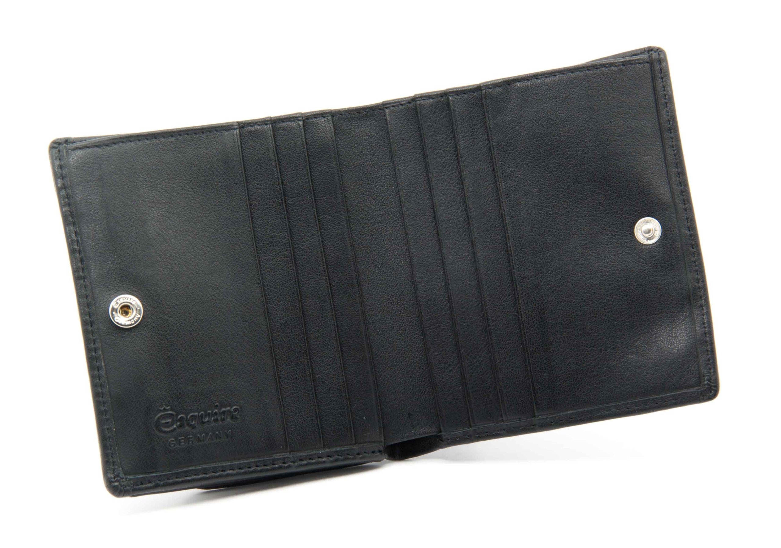 Esquire Münzbörse Logo Schachtelbörse Schwarz 003910