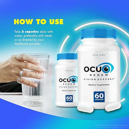 Miniatura 6 de rize labs - Suplemento de apoyo para la visión Ocurenew, cápsulas totalmente naturales para la mejora de la salud visual y una mejor capacidad para