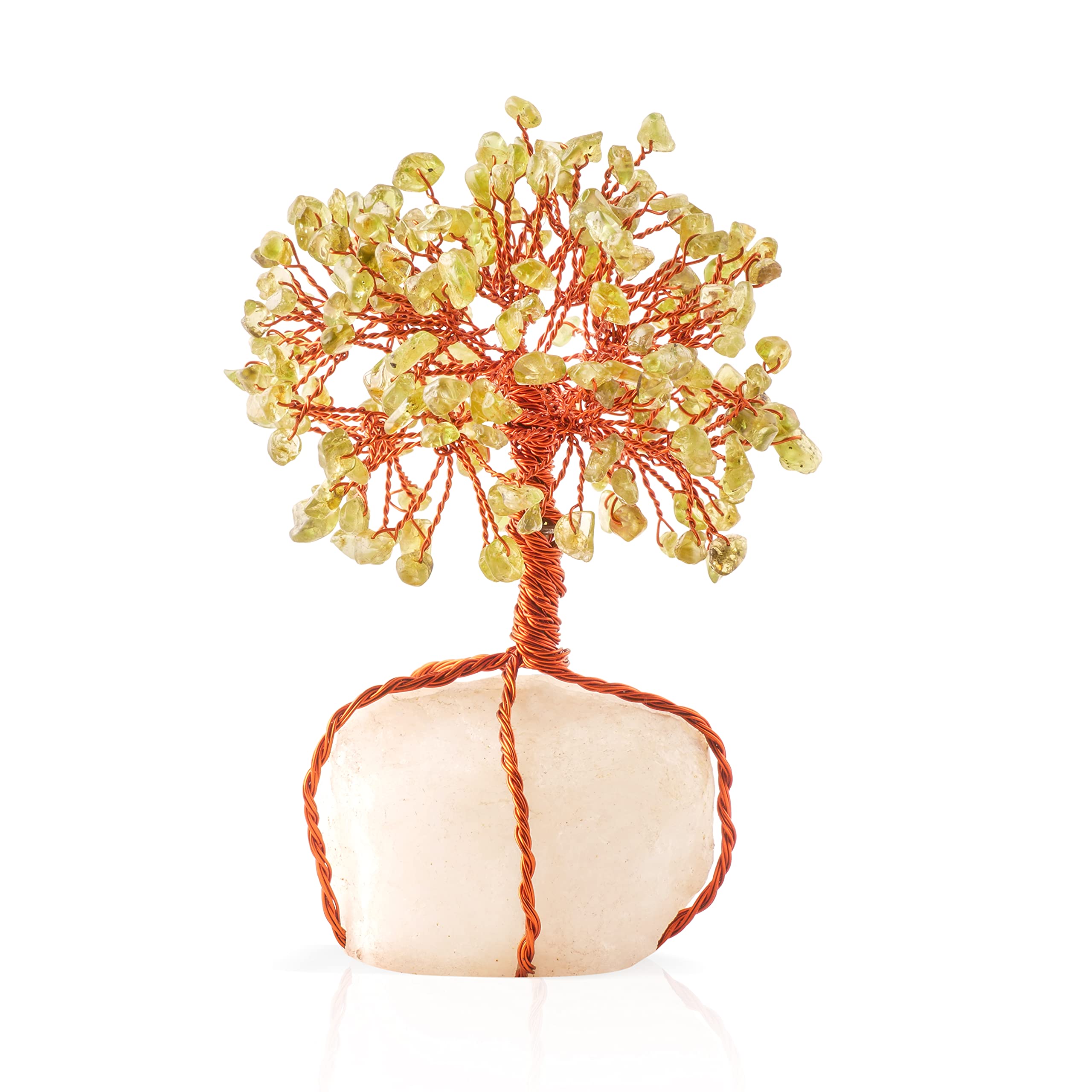 Crystal Tree Peridot - Crystal Money Tree - Peridot Stone - Gem Tree - Peridot Gemstone Tree - Healing Crystal Bonsai Tree - Wealth Tree Feng Shui - Peridot Gifts