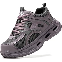 Steel Toe Work Shoes for Men Women Wide No Slip Lightweight Breathable Comfotable Industrial Construction Sneakers