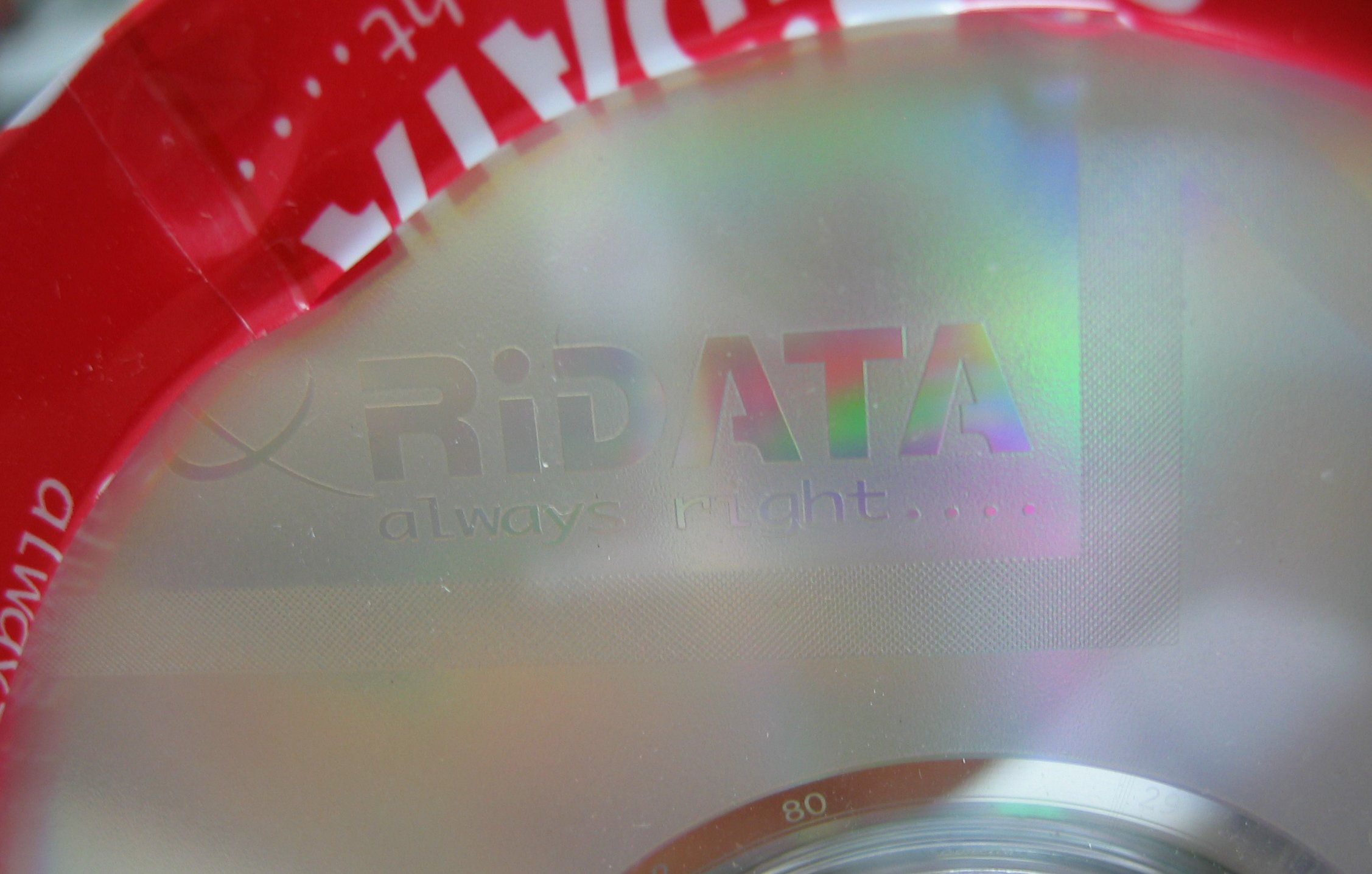 50 Pk Ridata Ritek 52X 80MIN 700MB Blank CD CDR Media Silver Full