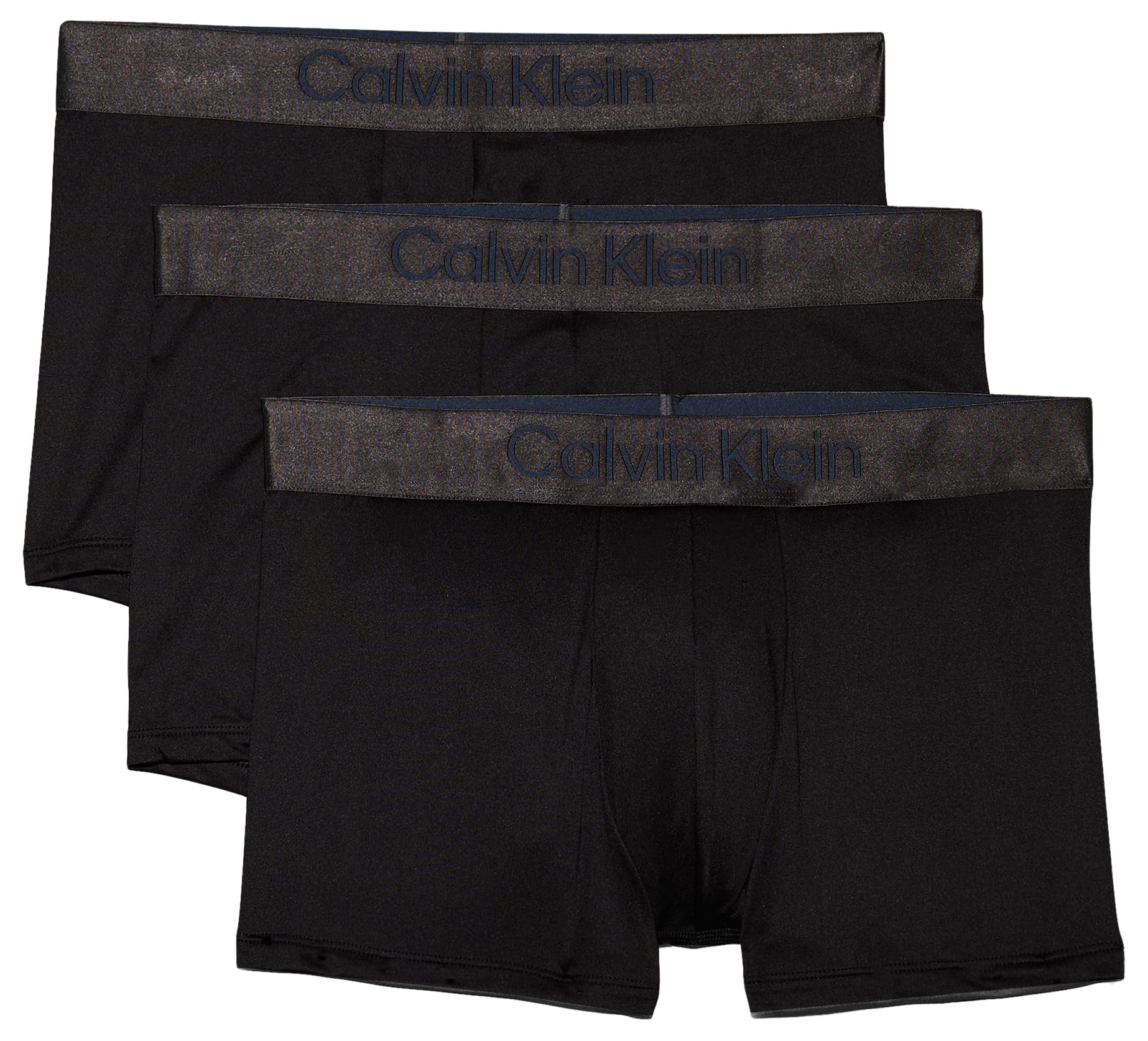 Calvin Klein Men's Brushed Microfiber Stretch Trunk - 3 Pack