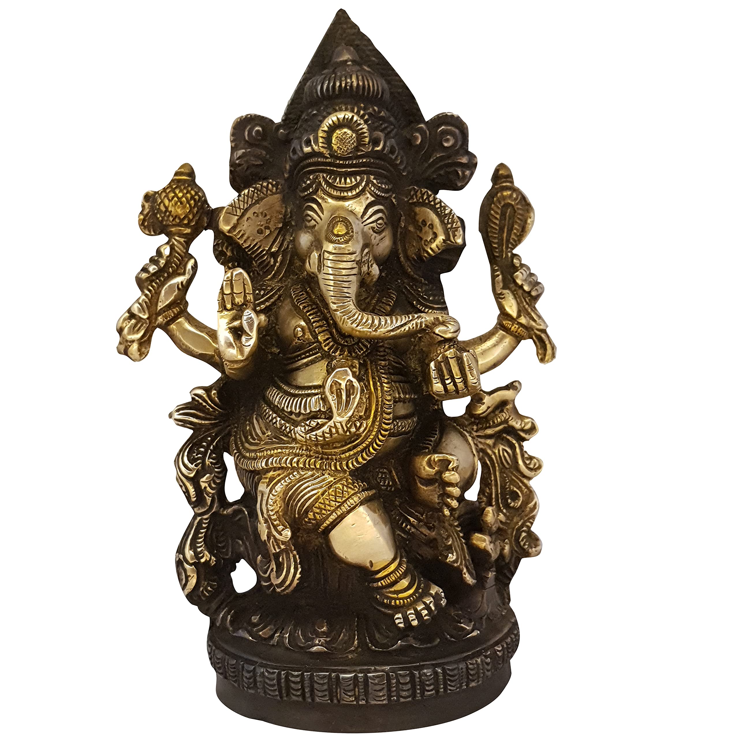 Buy Divya Mantra Ganesh Idol for Home Puja Room Decor Pooja Mandir Decoration Items Living Room ...