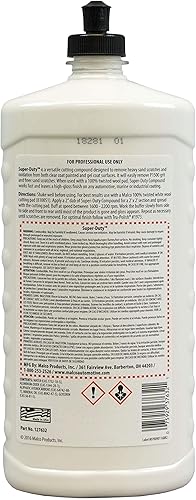 Miniatura 2 de Malco Compuesto de corte pesado súper resistente, compuesto profesional de corte, pulido y acabado, para corrección de pintura automática, detalles