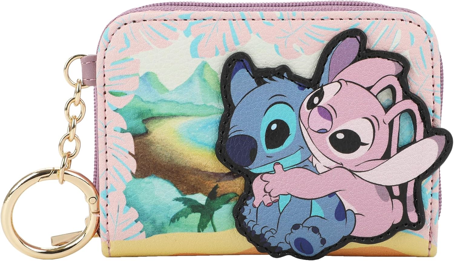 Bioworld Disney's Stitch and Angel Zip-Around Wallet