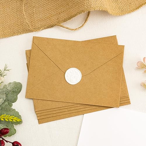 Miniatura 9 de 50 calcomanías de sello de cera para boda, cumpleaños, baby shower, Acción de Gracias, invatación, negocios, 50 unidades