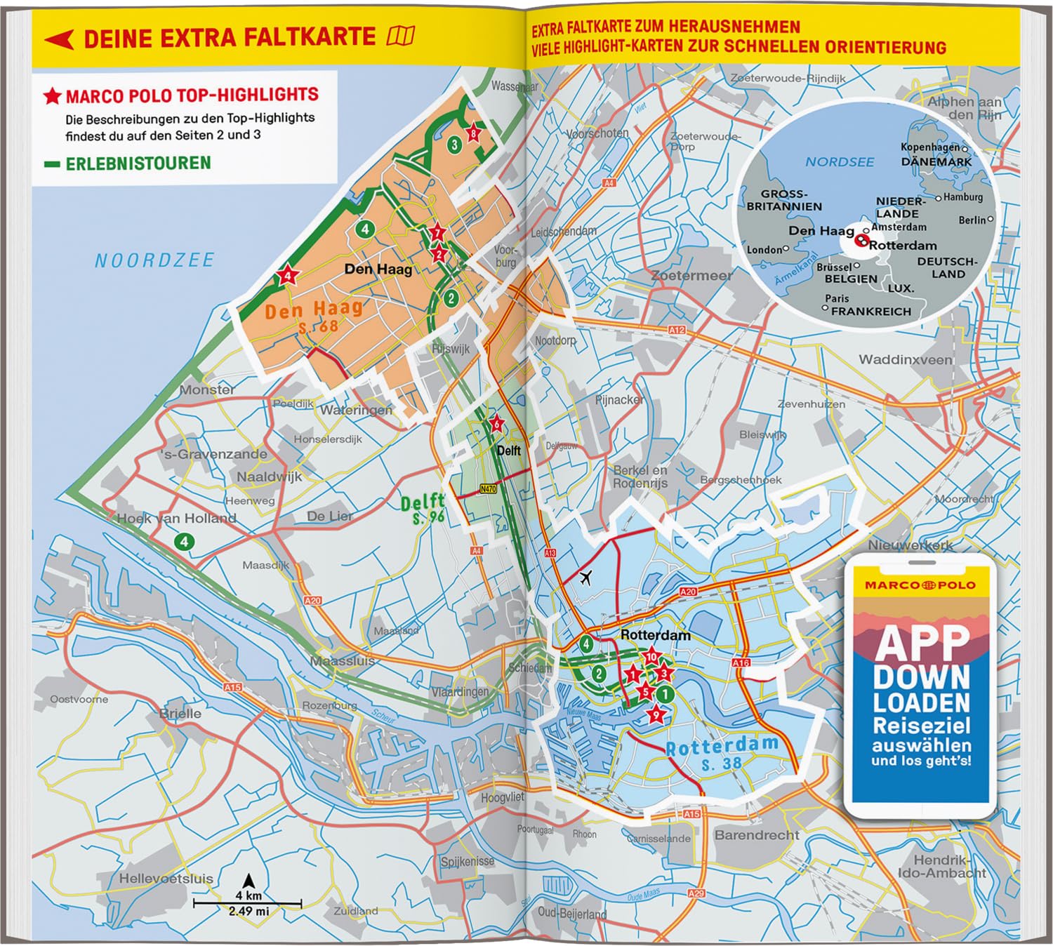 MARCO POLO Reiseführer Rotterdam & Den Haag, Delft: Reisen mit Insider-Tipps. Inkl. kostenloser Touren-App