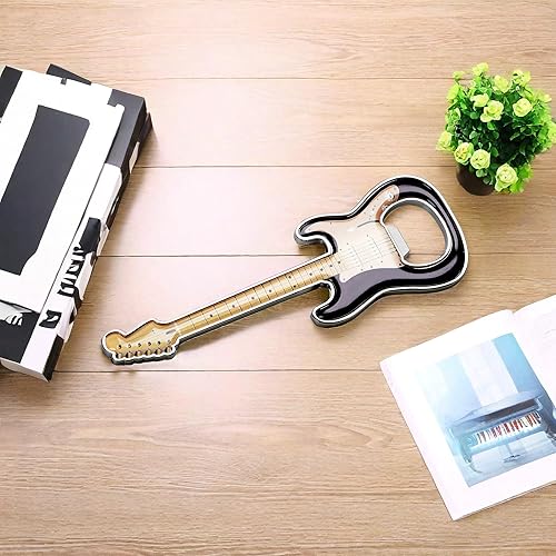 Miniatura 5 de Abrebotellas con forma de guitarra de cerveza, abrebotellas, guitarra, regalo, accesorios de cocina para bebedores, amantes de la guitarra y música,