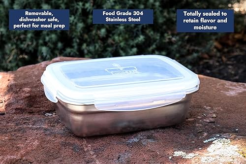 Miniatura 8 de LunchEAZE Fiambrera eléctrica, autocalentable, inalámbrico, calentador de alimentos a batería para el trabajo, viajes, calor de 220 F, sin BPA, apto