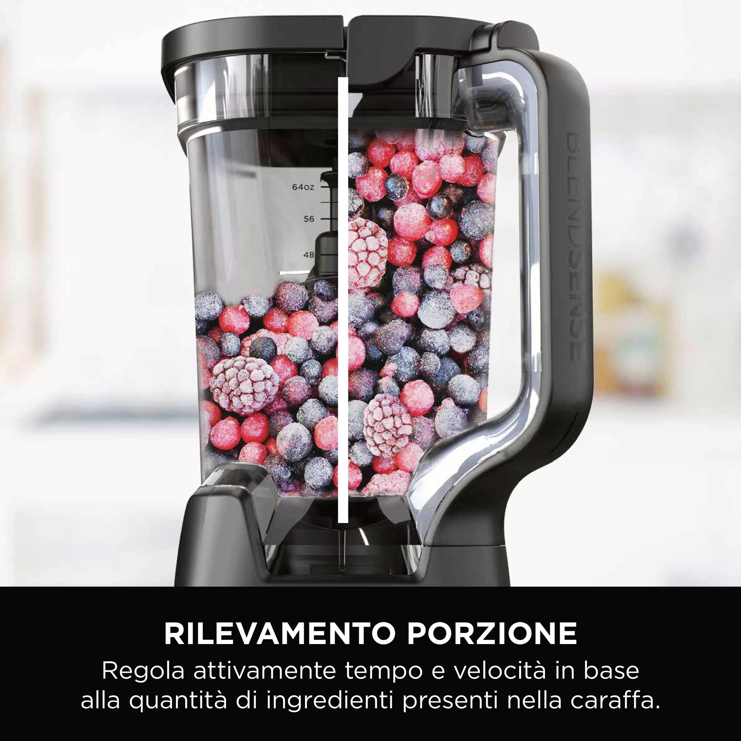Ninja Frullatore Detect Power Processor Pro 3 in 1 1200W, Robot da Cucina, 3 Bicchieri Monoporzione, Caraffa da 2.1L, Lame per Impastare, Frullare, Tritare e Miscelare, Pietra oro, TB401EUSTGD