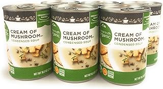 Simple Truth Organic Cream of Mushroom Condensed Soup, 10.5 Ounce Can (Pack of 6)