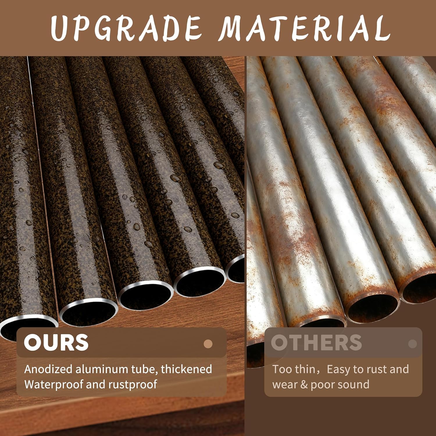 Retirement Gift for Woman Men, 36" Wind Chimes Retirement Gifts, Happy Retirement Gifts for Coworker Colleague Boss Teachers Nurses Friends, Going Away Gifts Retirement Decorations Home Outdoor Garden - Image 6