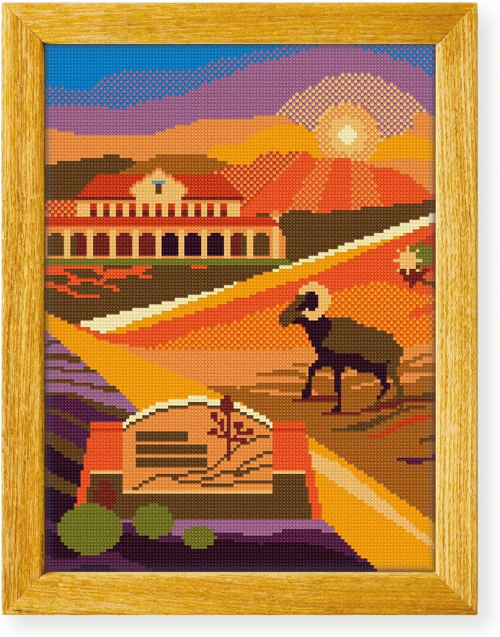 Awesome Pattern Studio Mojave National Preserve DS1217, Diamond Painting Kit, Diamond Art Kits for Adults, Full Drill 5D Diamond Dots Kits. All Items Included.