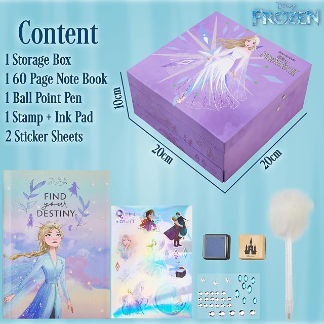 Foto 6 de 6 de Disney Stitch Diario Niña Adolescente Set de Papeleria con Cuaderno Pegatinas Bolígrafo Set Manualidades Kit…