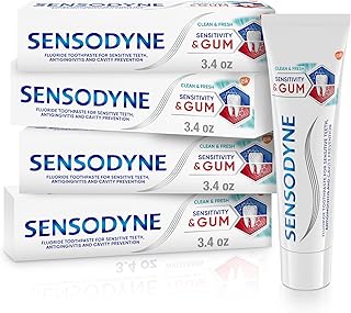 Sponsored Ad - Sensodyne Sensitivity & Gum Sensitive Toothpaste for Gingivitis, Sensitive Teeth Treatment, Clean & Fresh -...