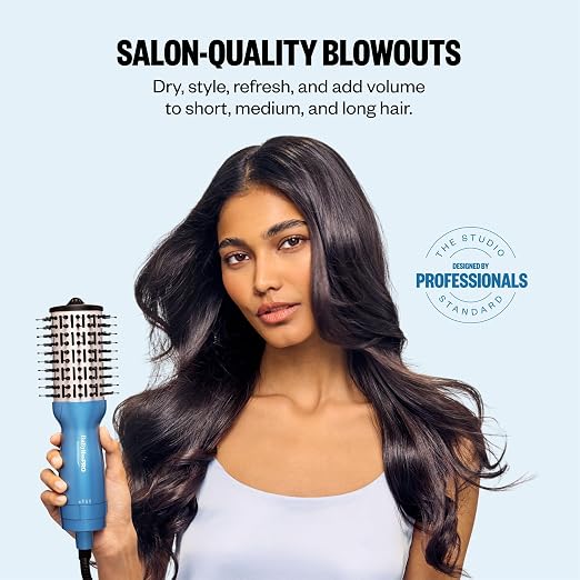 BaBylissPRO Nano Titanium Hot Air Brush Compacto miniatura 2