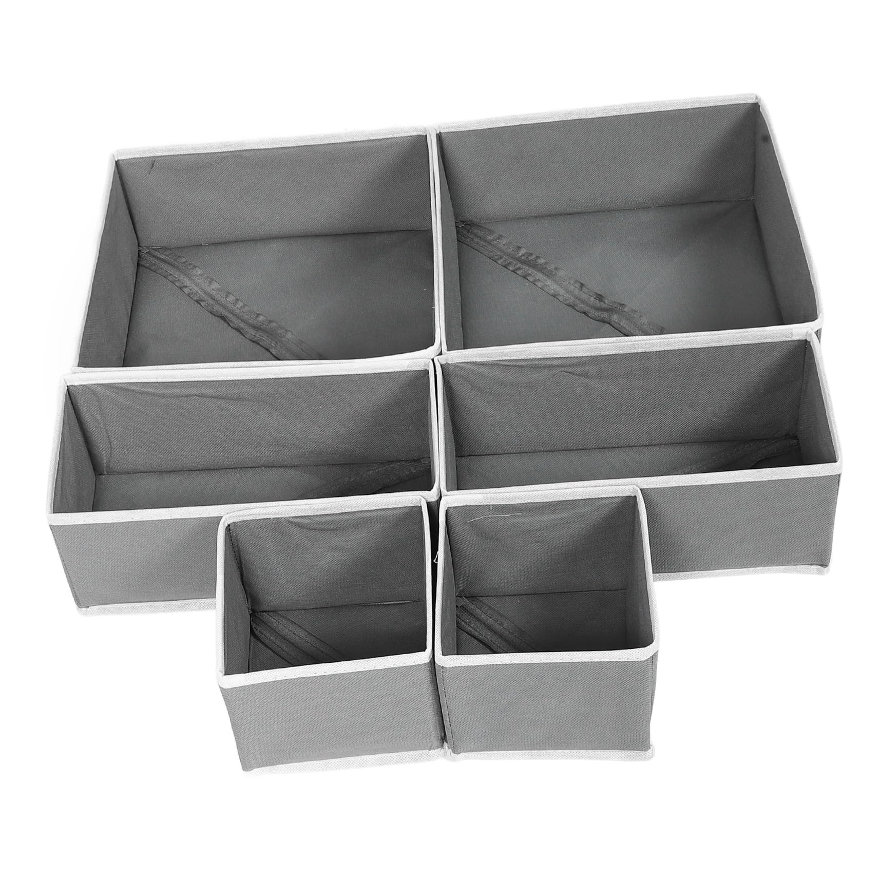 TOYANDONA 6stücke Schubladenbox Organizer Für Bhs Und Kleidung Faltbare Aufbewahrungsbox Mit Trennwänden Geeignet Für Schlafzimmer Und Babyschubladen Sockenboxen Und Kommode