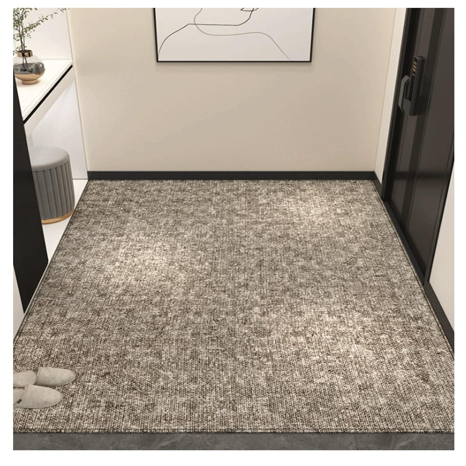 Tapis de porte d'entrée intérieure pour salon chaleureux 140x200
