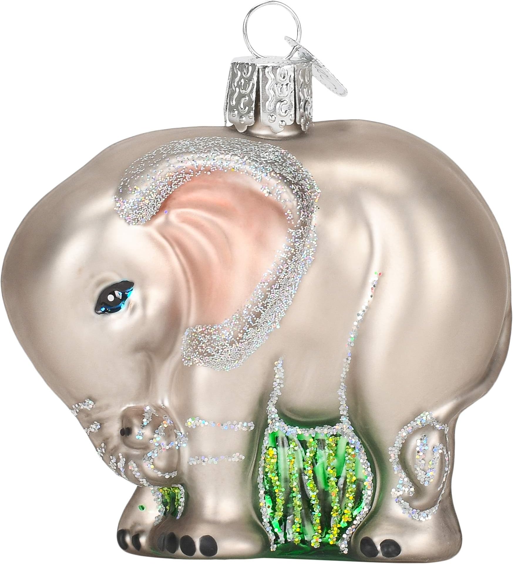 Amazon.com: Old World Christmas Zoo and Wildlife Animals Glass Blown ...