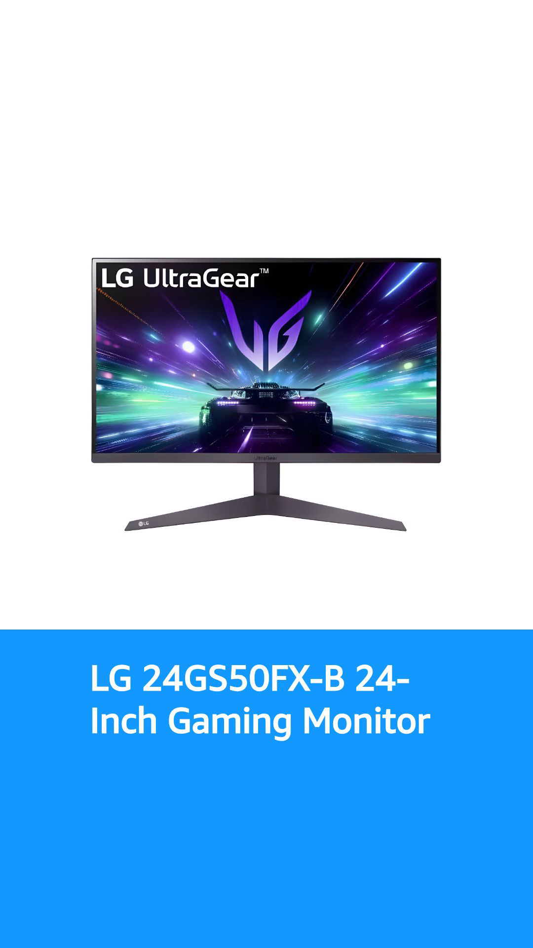 LG 24GS50FX-B 24-inch FHD (1920 x 1080) Ultragear Gaming Monitor