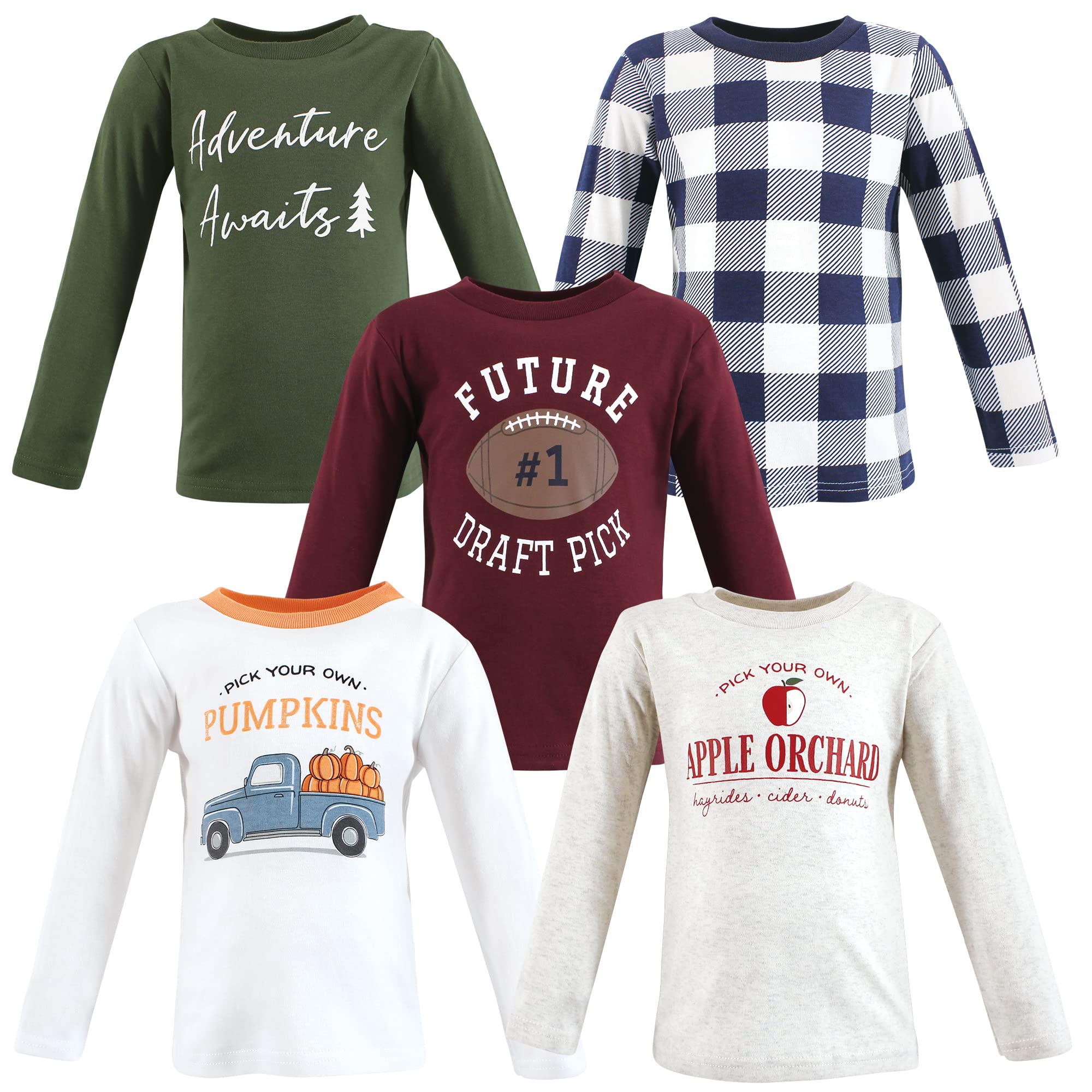 Hudson Baby Baby-Girls Long Sleeve T-Shirts