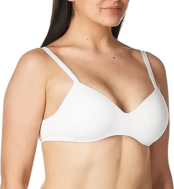 Hanes womens Wireless Moisture-wicking T-shirt Bra, Wirefree Convertible T-shirt Bra
