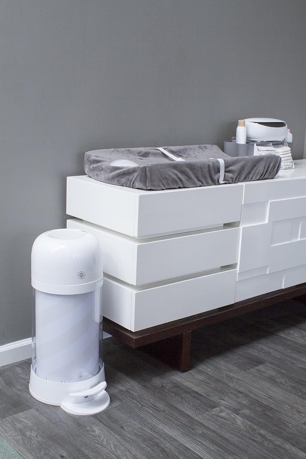 Prince Lionheart Twist'r Diaper Disposal System, White Candy Stripe : Baby